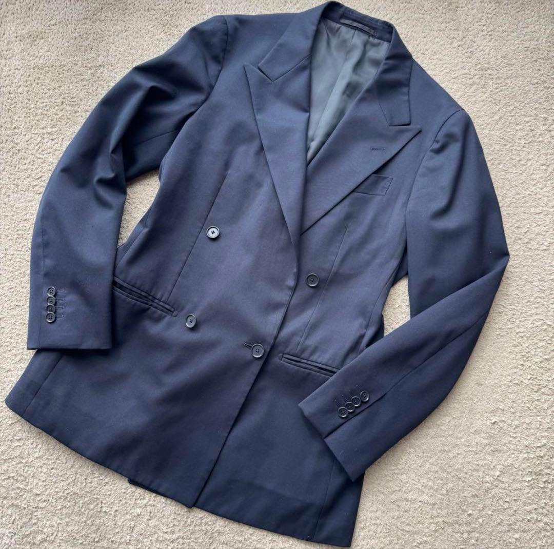 【YSK 】UNITED ARROWS ネイビー ダブルブレスト スーツ