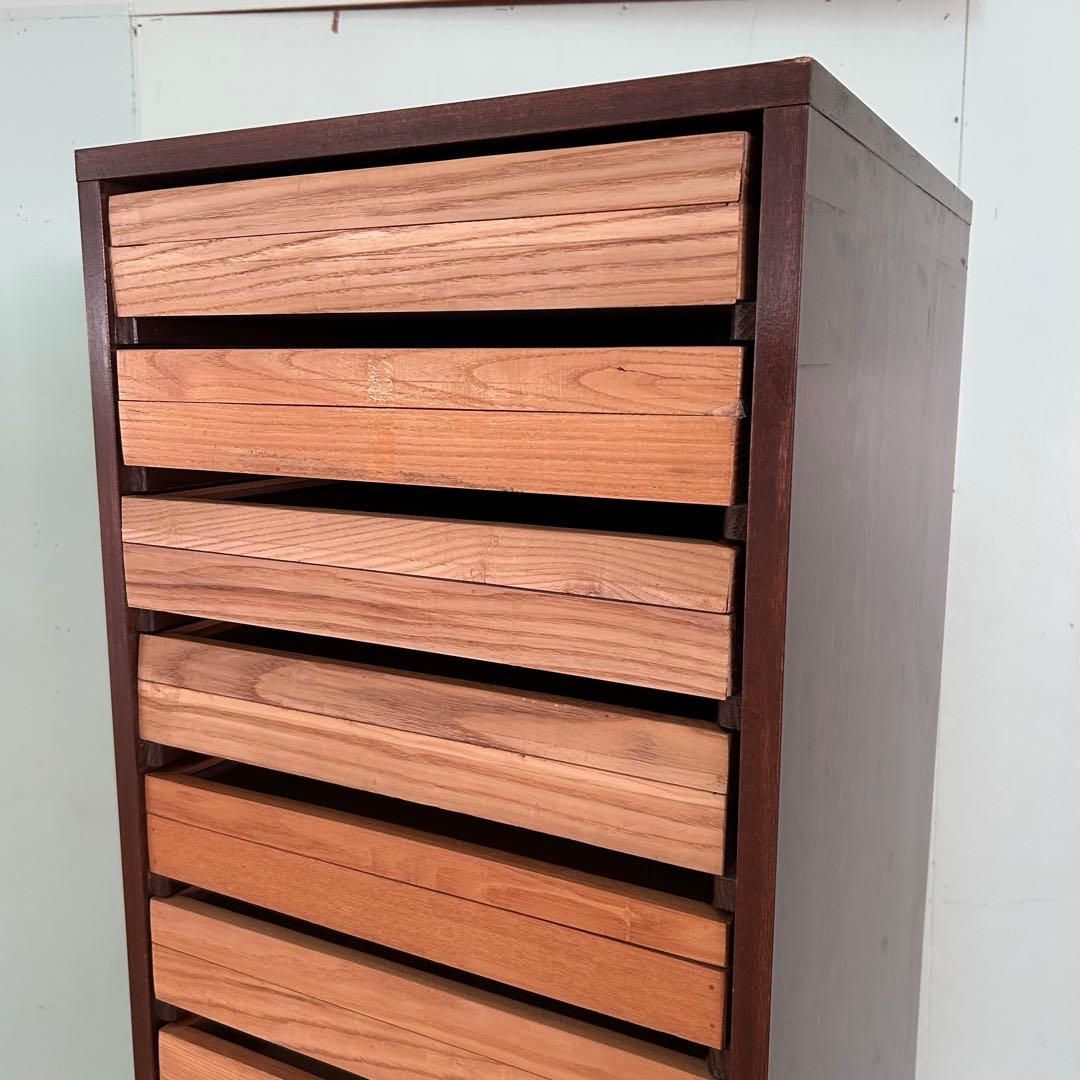 【希少・特大】 標本棚 標本箱 17杯