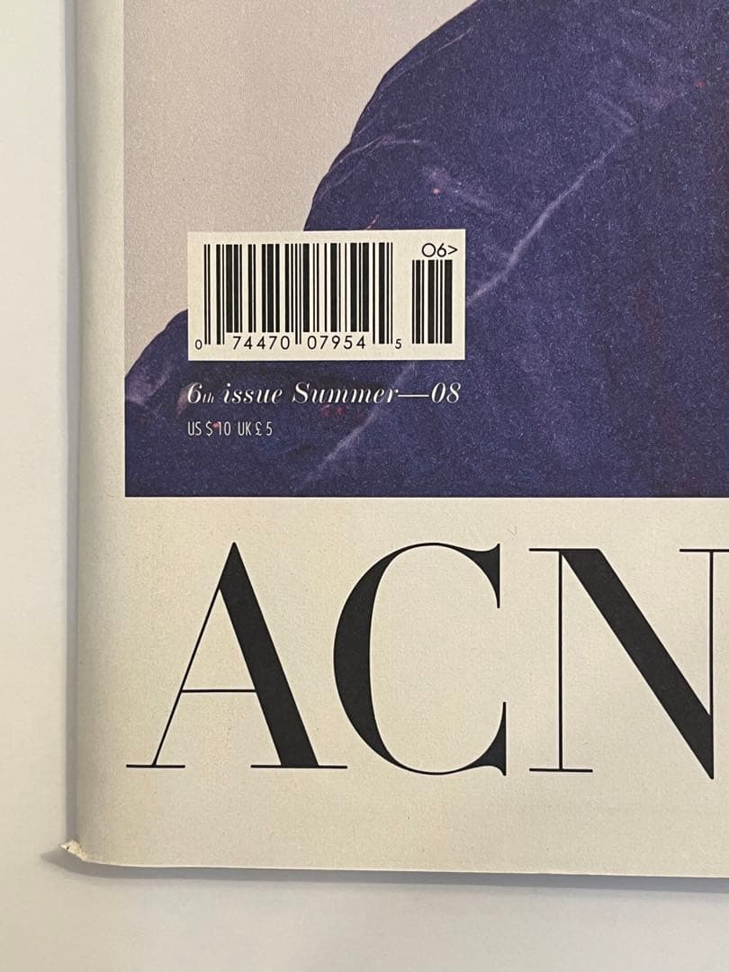 ACNE PAPER issue 6 ギーブルダン　purple dutch