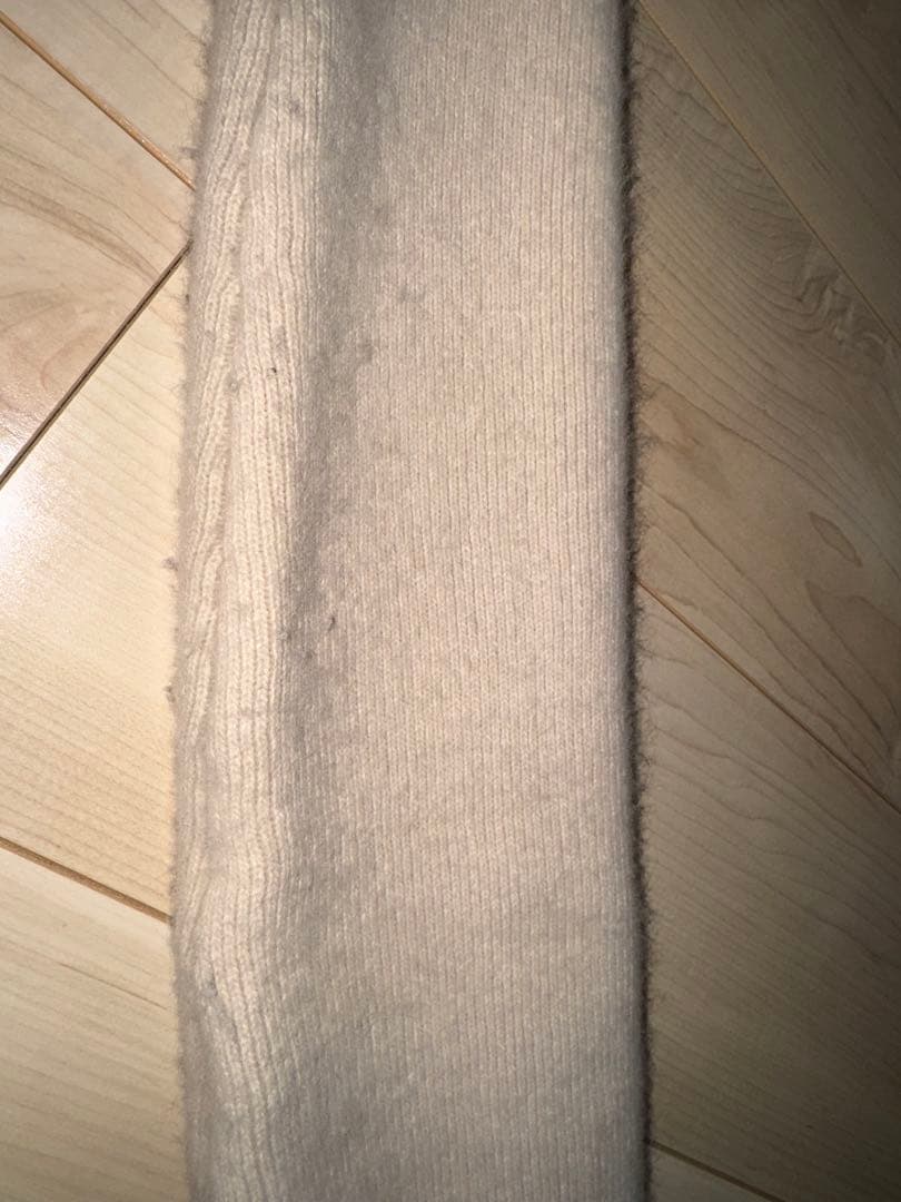 anuans ラクーンブレンドノーカラーニットジャケット （IVORY）