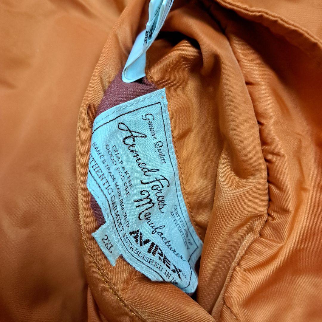 ひー♡AVIREX F-86A オレンジ フライトジャケット