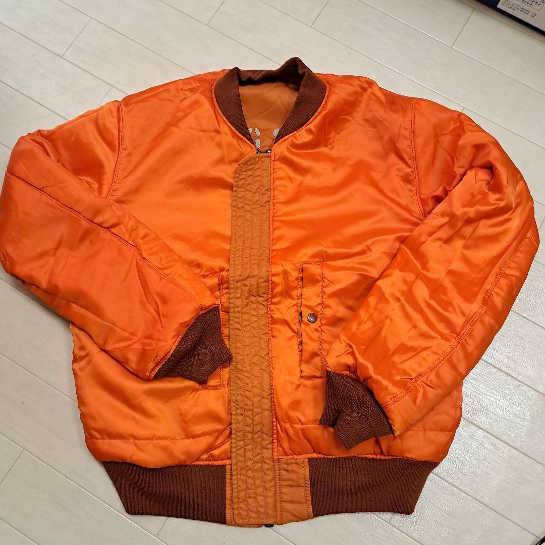 ひー♡AVIREX F-86A オレンジ フライトジャケット