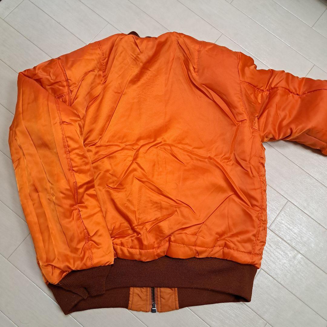 ひー♡AVIREX F-86A オレンジ フライトジャケット