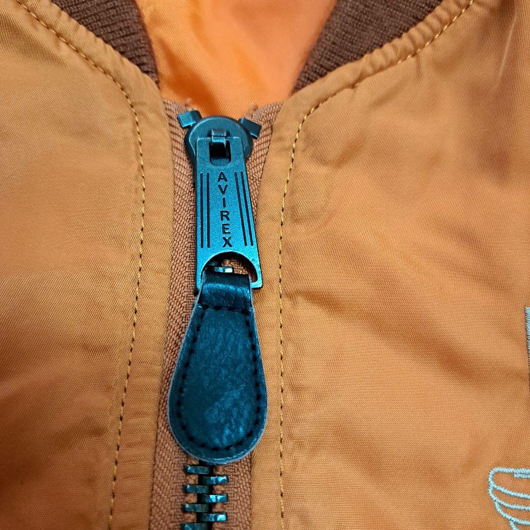 ひー♡AVIREX F-86A オレンジ フライトジャケット