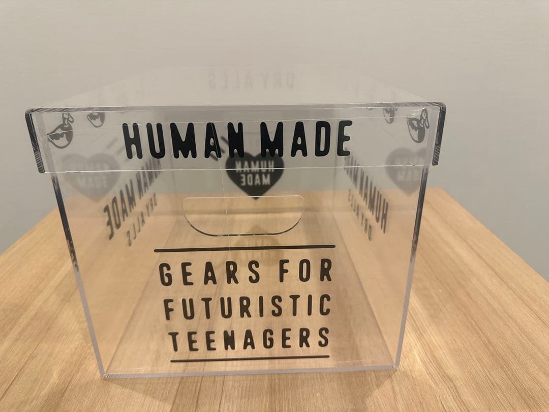 ヒューマンメイド HUMAN MADE アクリルファイルボックス 透明