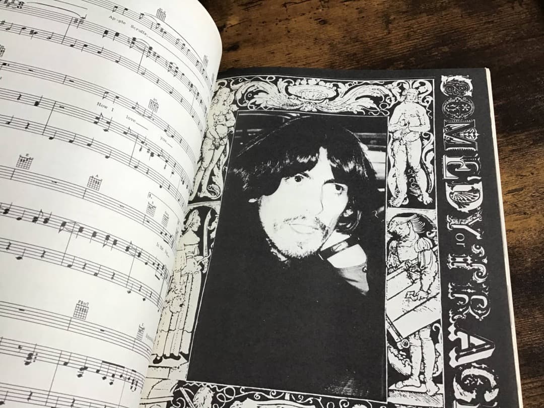 ★楽譜/ジョージハリスン/ピアノ,ギターコード/ミニポスター