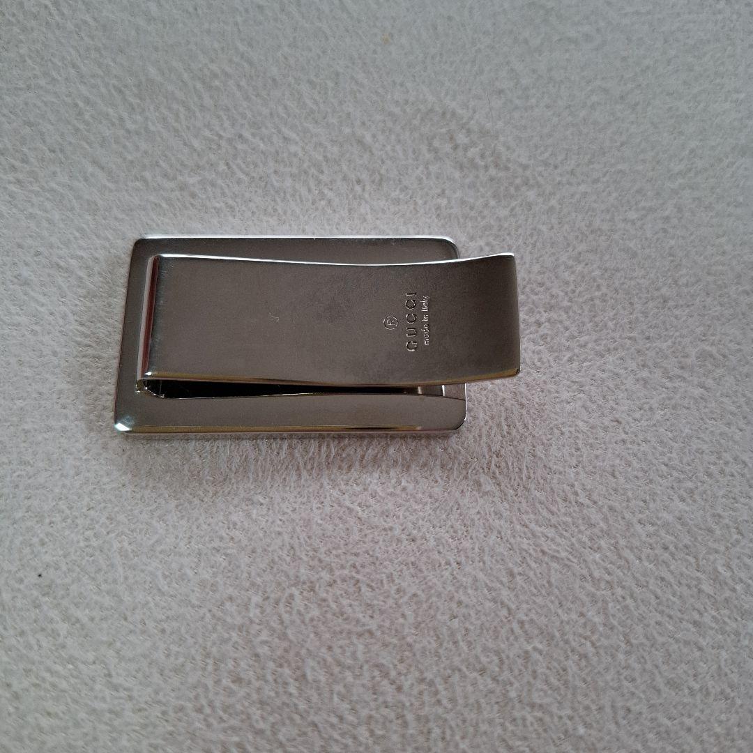 【GUCCI】グッチ ストライプ メタルマネークリップ