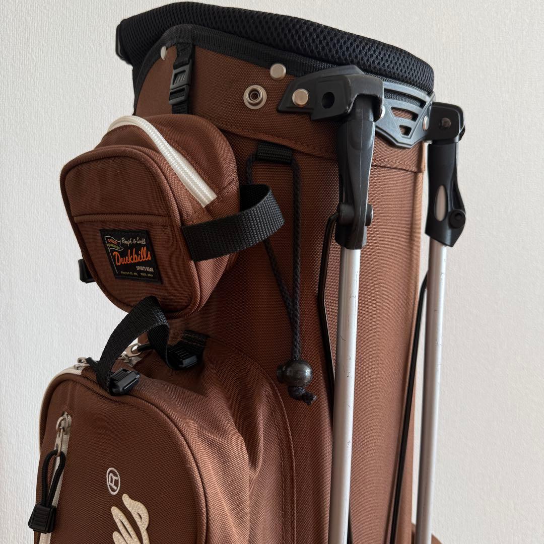 美品　ラフアンドスウェル　キャディバッグ　スタンド式　軽量　ブラウン　茶色