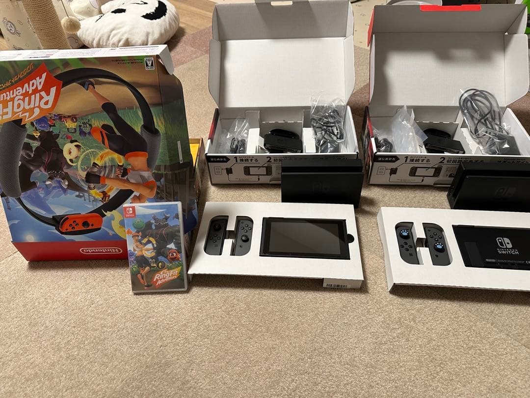 Nintendo Switch 2台＋リングフィット