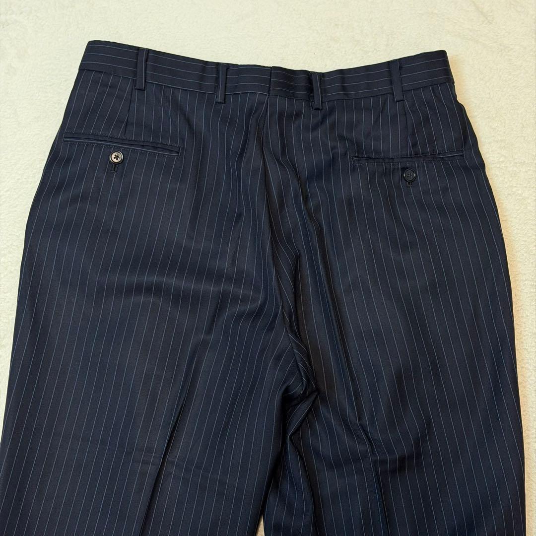 USA製　最高級サクソン ブルックスブラザーズ 1818 セットアップ 紺