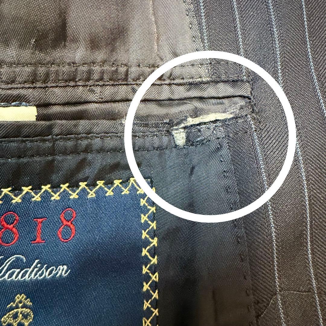 USA製　最高級サクソン ブルックスブラザーズ 1818 セットアップ 紺