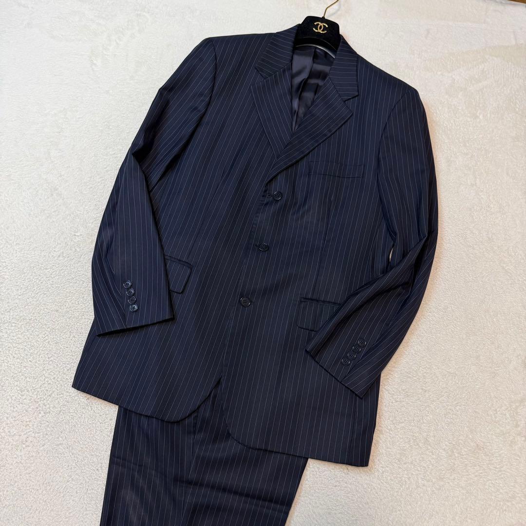 USA製　最高級サクソン ブルックスブラザーズ 1818 セットアップ 紺