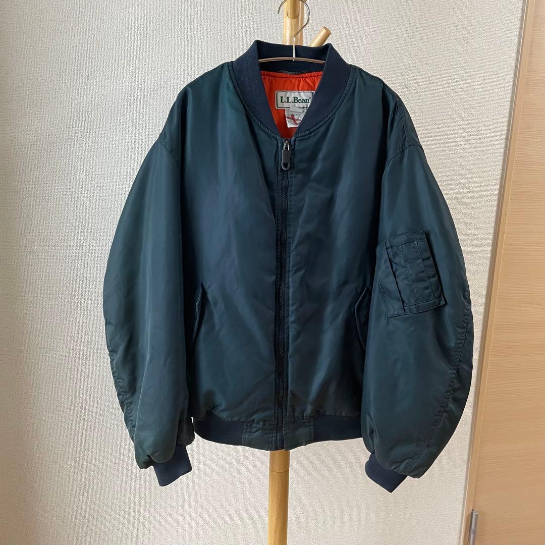 L.L.Bean エルエルビーン ma-1 bomber navy
