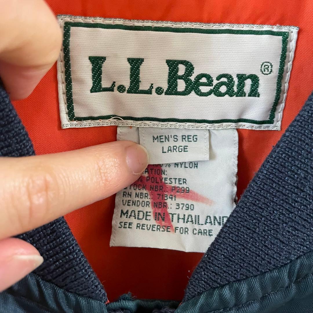 L.L.Bean エルエルビーン ma-1 bomber navy
