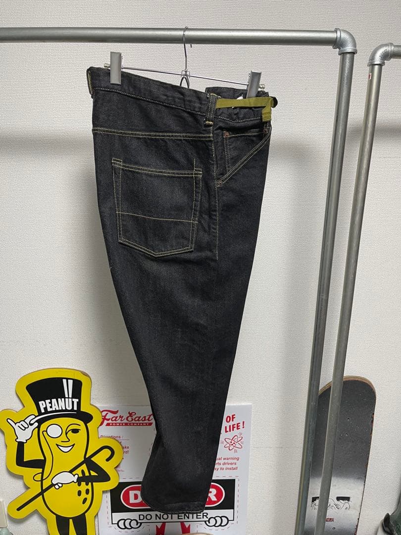 GANRYU ガンリュウ コムデギャルソン デニム サルエル パンツ　Sサイズ