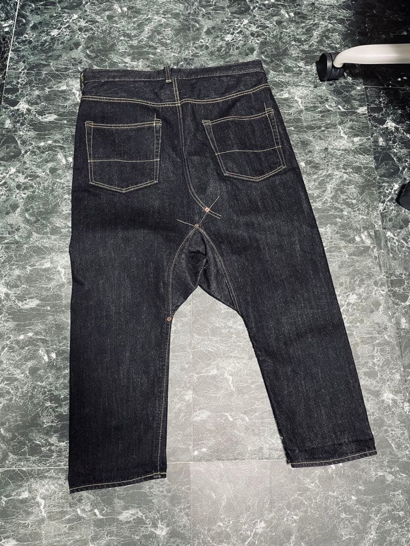 GANRYU ガンリュウ コムデギャルソン デニム サルエル パンツ　Sサイズ