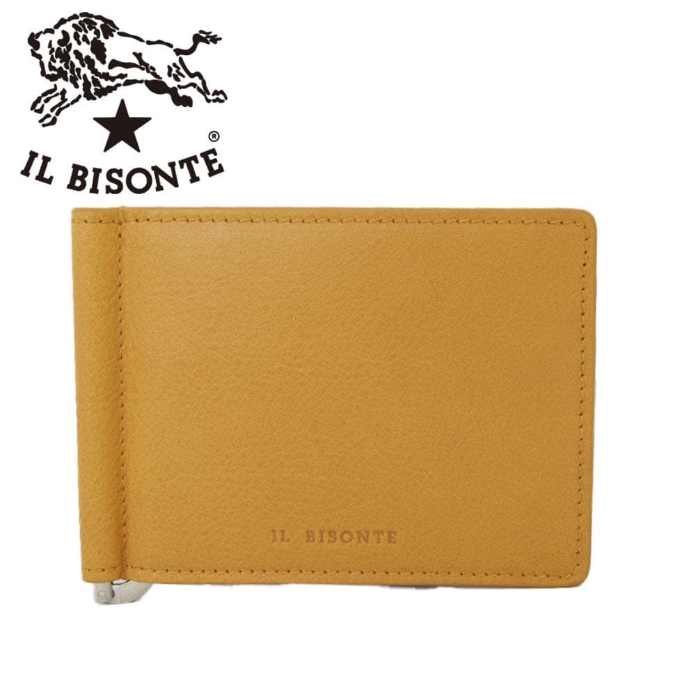イルビゾンテ IL BISONTE マネークリップ　二つ折り財布