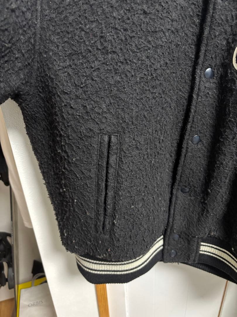 円堂守着Stussy Casentino Wool VarsityJacket