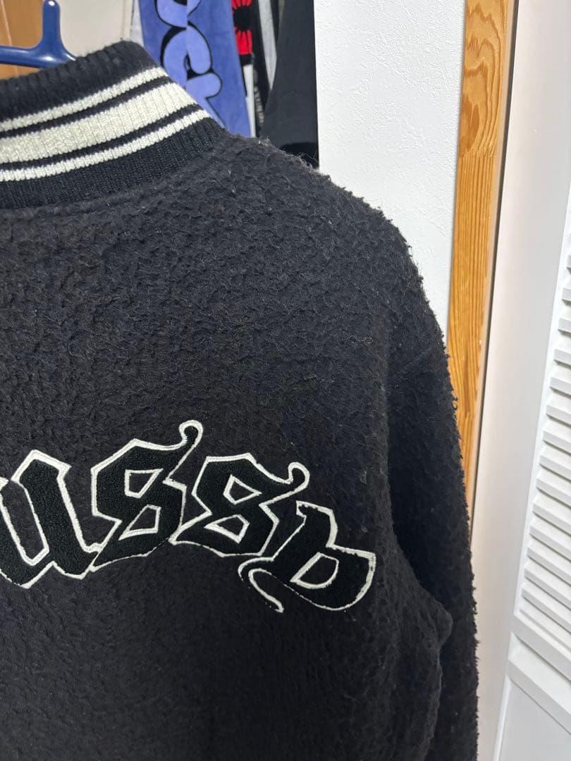 円堂守着Stussy Casentino Wool VarsityJacket