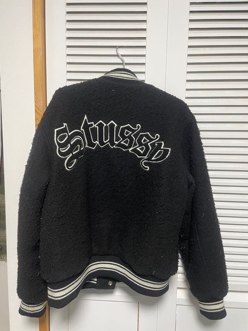 円堂守着Stussy Casentino Wool VarsityJacket