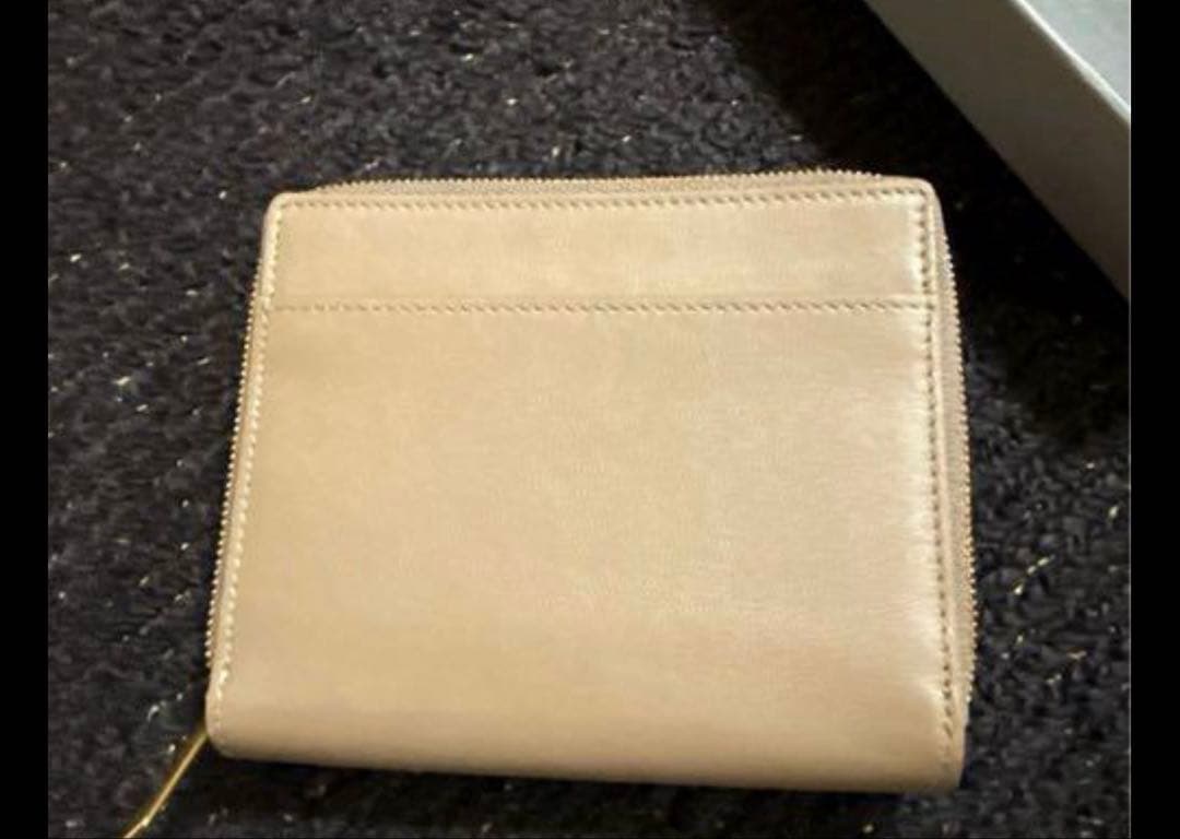 美品　バレンシアガ　ブラウン 三つ折り財布 未使用