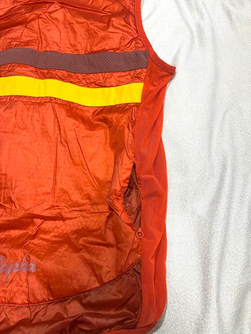 Rapha メンズ ブルベ インサレーテッド ジレ S オレンジ