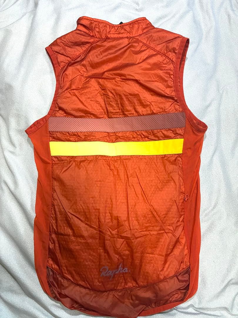 Rapha メンズ ブルベ インサレーテッド ジレ S オレンジ