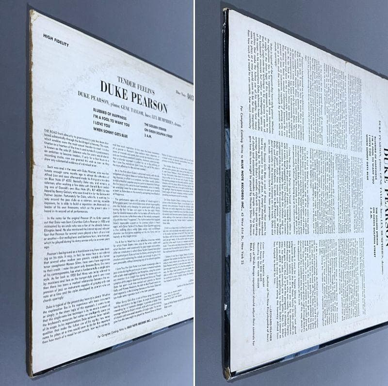 ★VIP到達点【USオリジナル/MONO/NYC/RVG刻印】デューク・ピアソン