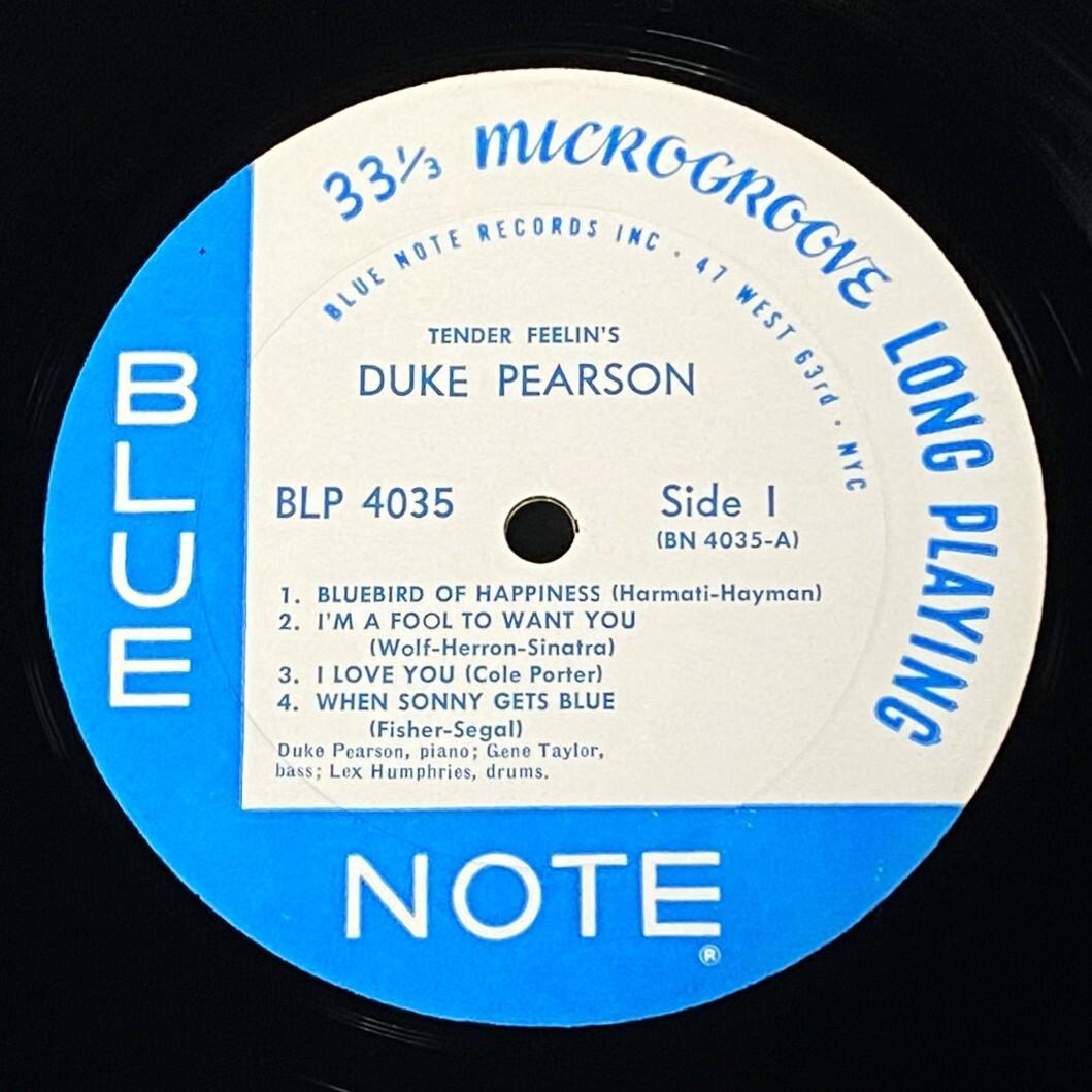 ★VIP到達点【USオリジナル/MONO/NYC/RVG刻印】デューク・ピアソン