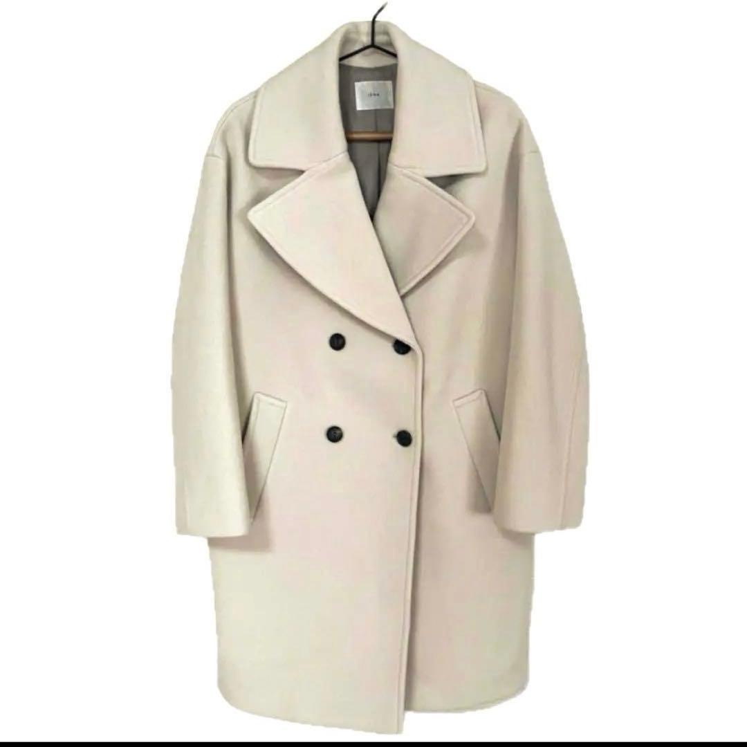 美品　IENA ダブルモッサコート　38 イエナ