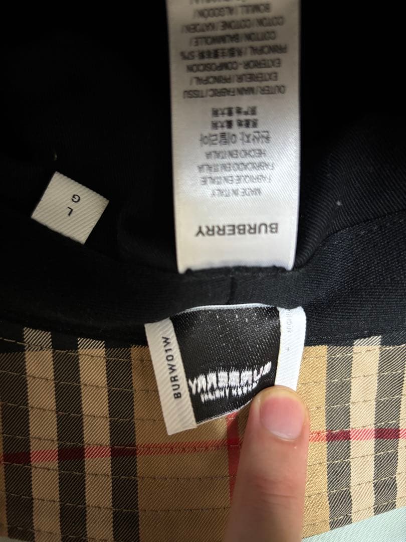 バーバリー　BURBERRY バケットハット