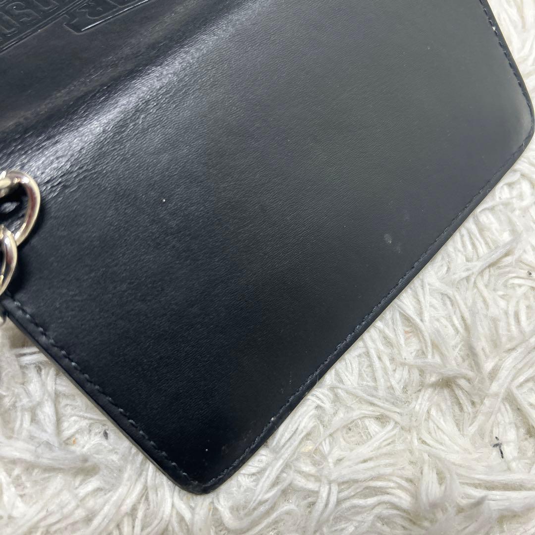 【美品】ハーレーダビットソン　長財布　チェーンウォレット　レザー　ブラック