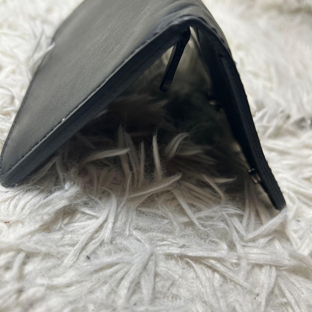 【美品】ハーレーダビットソン　長財布　チェーンウォレット　レザー　ブラック