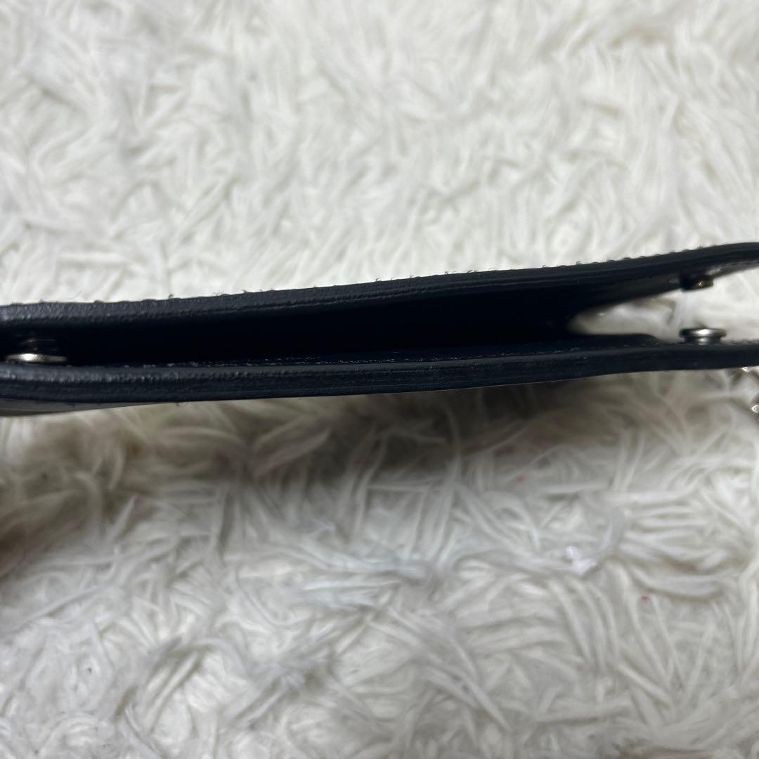 【美品】ハーレーダビットソン　長財布　チェーンウォレット　レザー　ブラック