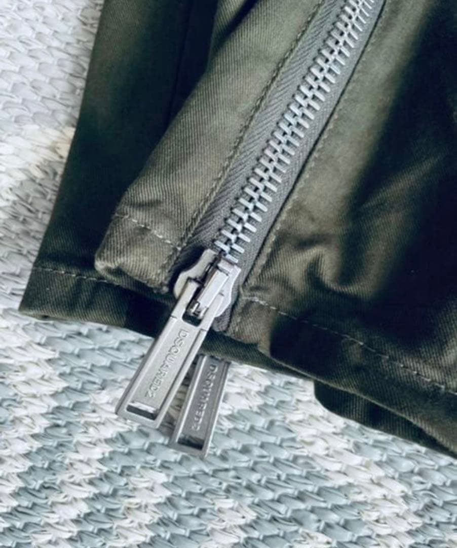 希少人気美品 DSQUARED2セクシーカーゴフィット グリーン