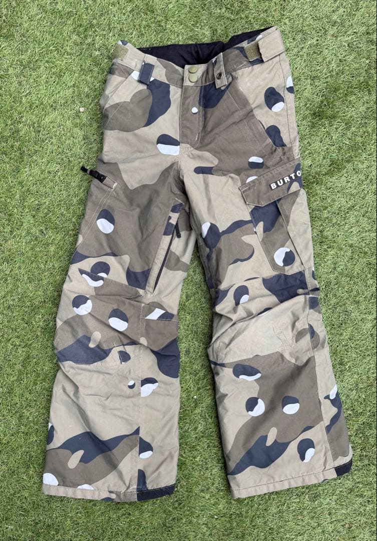 Burton 23-24 迷彩柄 スノーボードウェア 子ども用