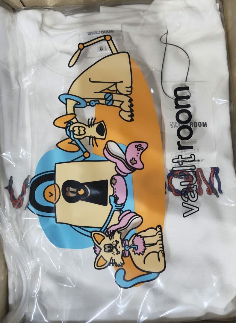 vaultroom CABLE LOGO BIG L/S TEE 【L】