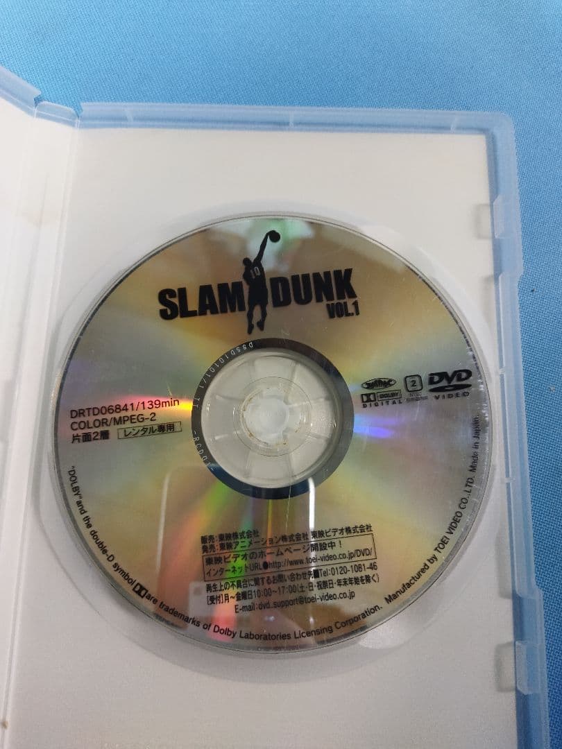 スラムダンク　レンタルアップDVD 16点+関連1本　合計17本セット