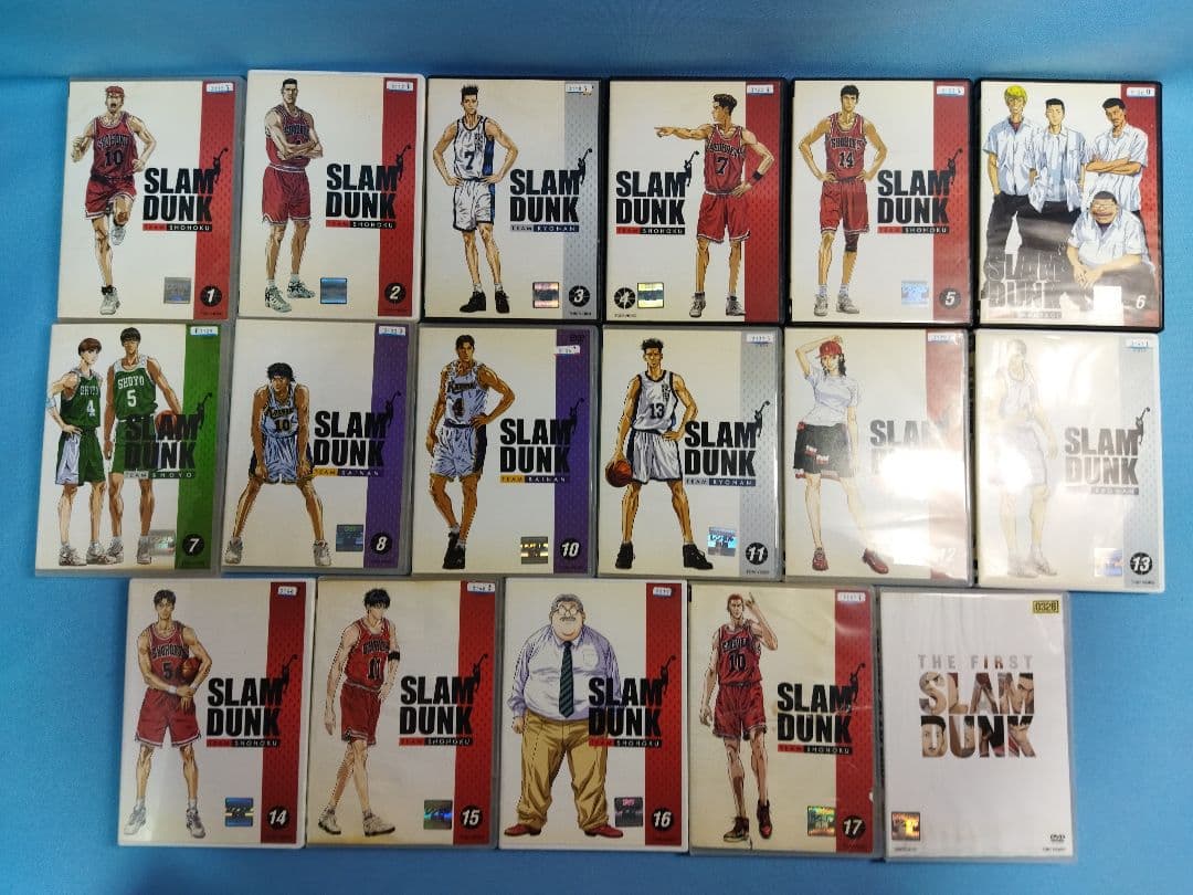 スラムダンク　レンタルアップDVD 16点+関連1本　合計17本セット