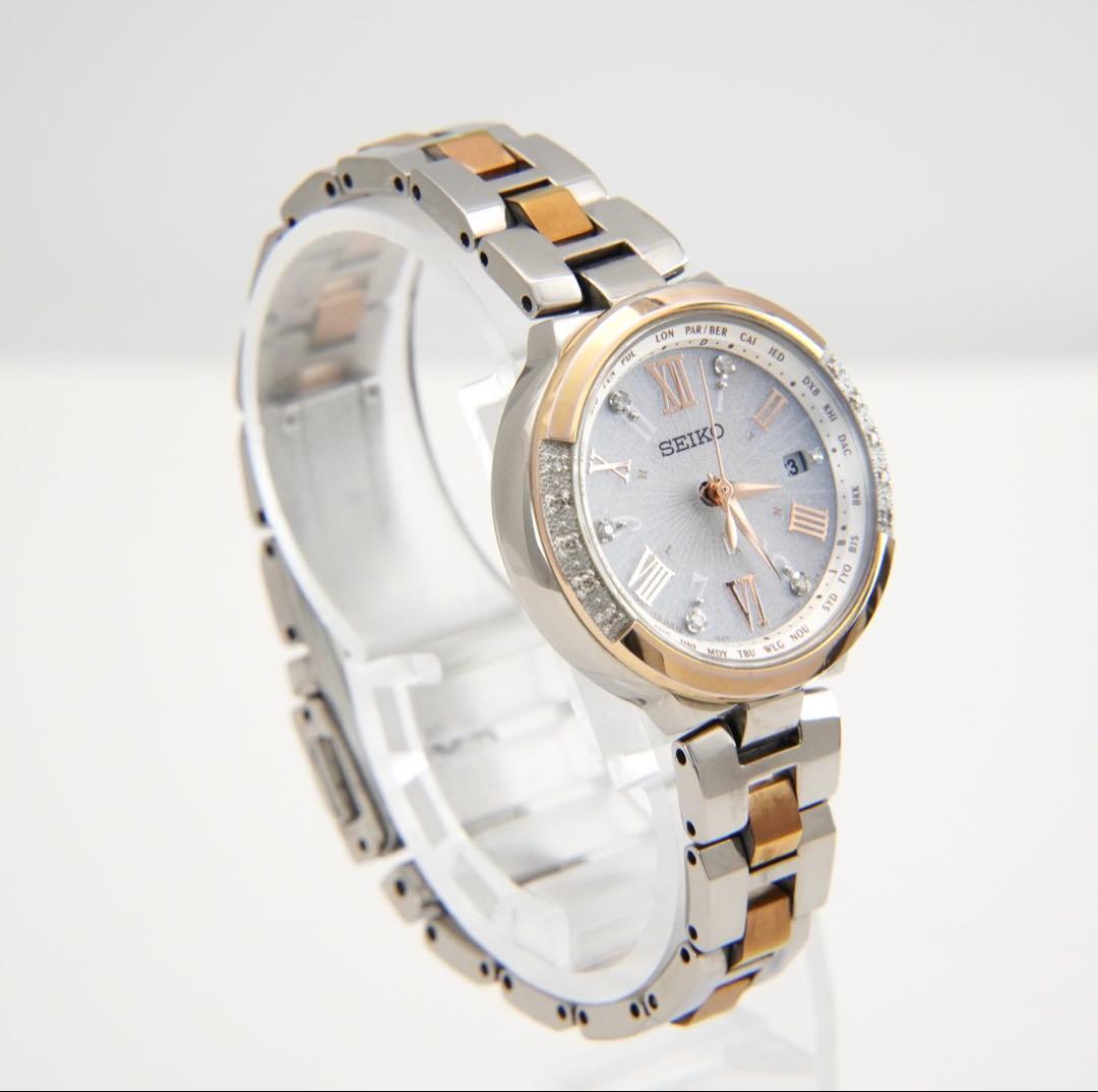 【回路検査済】SEIKO セイコー　ルキア　限定1500本　ソーラー　電波腕時計
