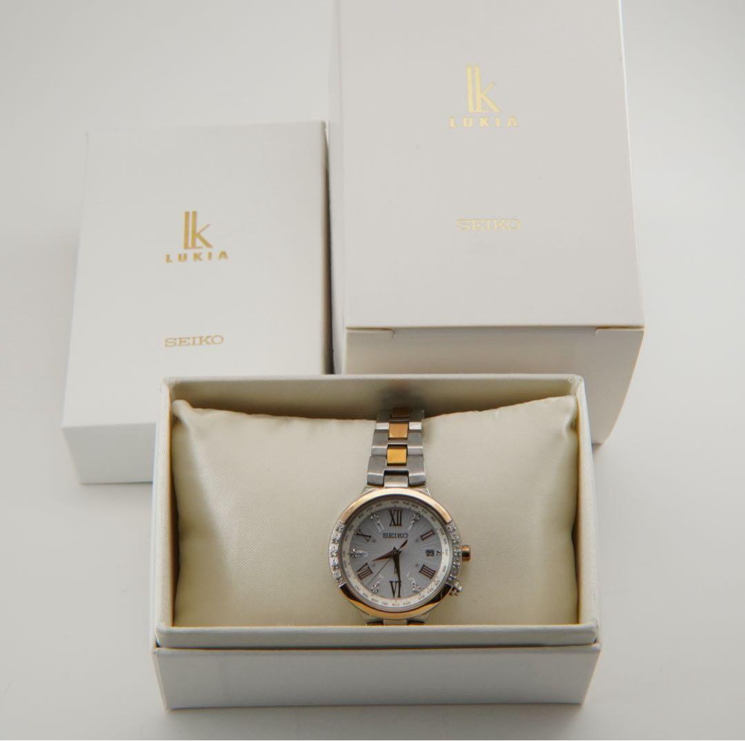 【回路検査済】SEIKO セイコー　ルキア　限定1500本　ソーラー　電波腕時計