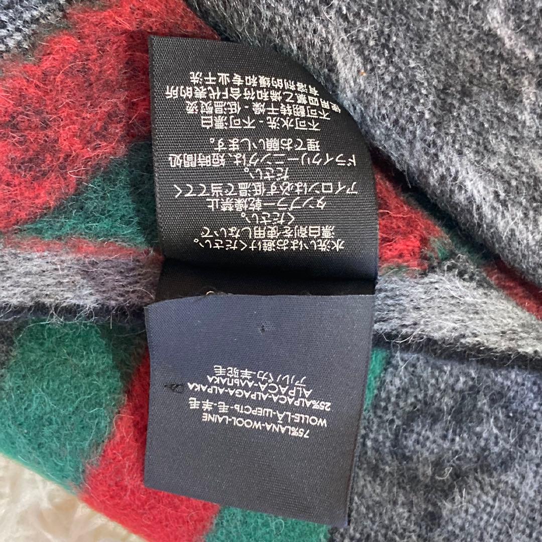 極美品✨GUCCI シェリーライン　マフラー　アルパカ　滑らかな肌触り　男女兼用