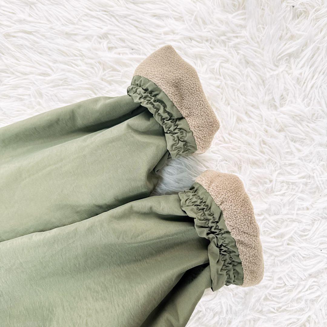 北欧暮らしの道具店　洗える ショート丈コート　カーキ ノーカラー　ブルゾン