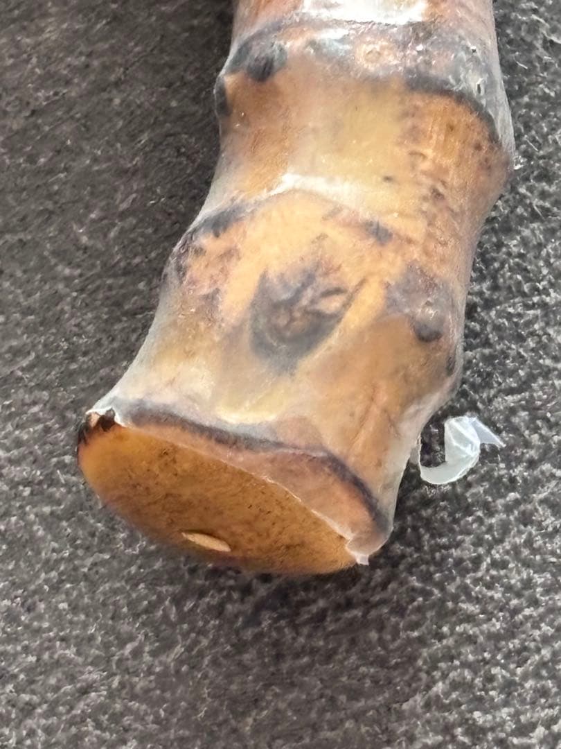 値下げ　美品　サンバリア100 Mサイズ　ブルー チェック　竹手元