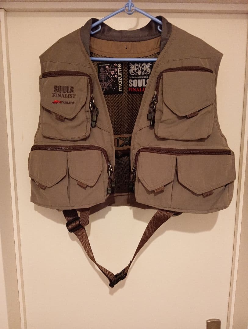 SOULS FINALIST×mazume　フィッシングベスト Ｌサイズ