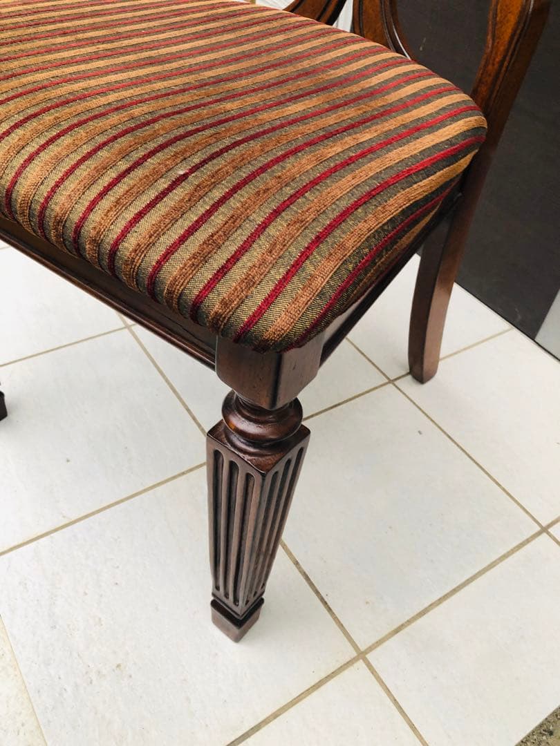 ⭐︎高級家具⭐︎ オススメ　アンティーク　イギリス家具　ハイバック　ダイニングチェア