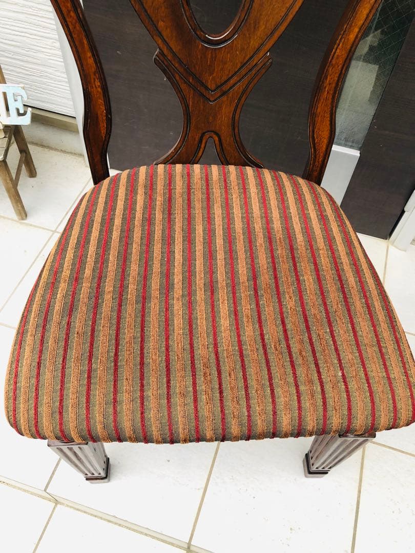 ⭐︎高級家具⭐︎ オススメ　アンティーク　イギリス家具　ハイバック　ダイニングチェア