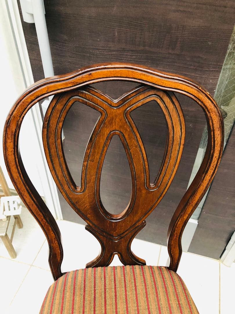 ⭐︎高級家具⭐︎ オススメ　アンティーク　イギリス家具　ハイバック　ダイニングチェア