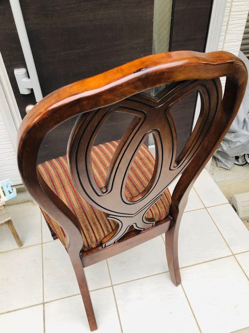 ⭐︎高級家具⭐︎ オススメ　アンティーク　イギリス家具　ハイバック　ダイニングチェア