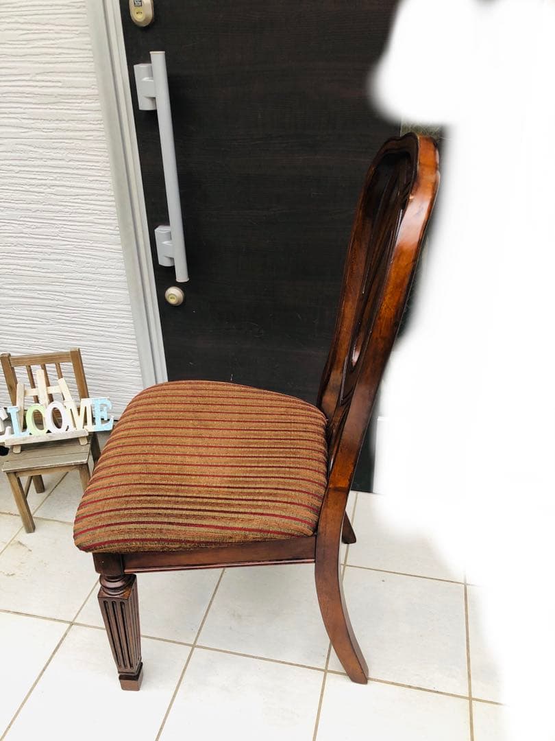 ⭐︎高級家具⭐︎ オススメ　アンティーク　イギリス家具　ハイバック　ダイニングチェア